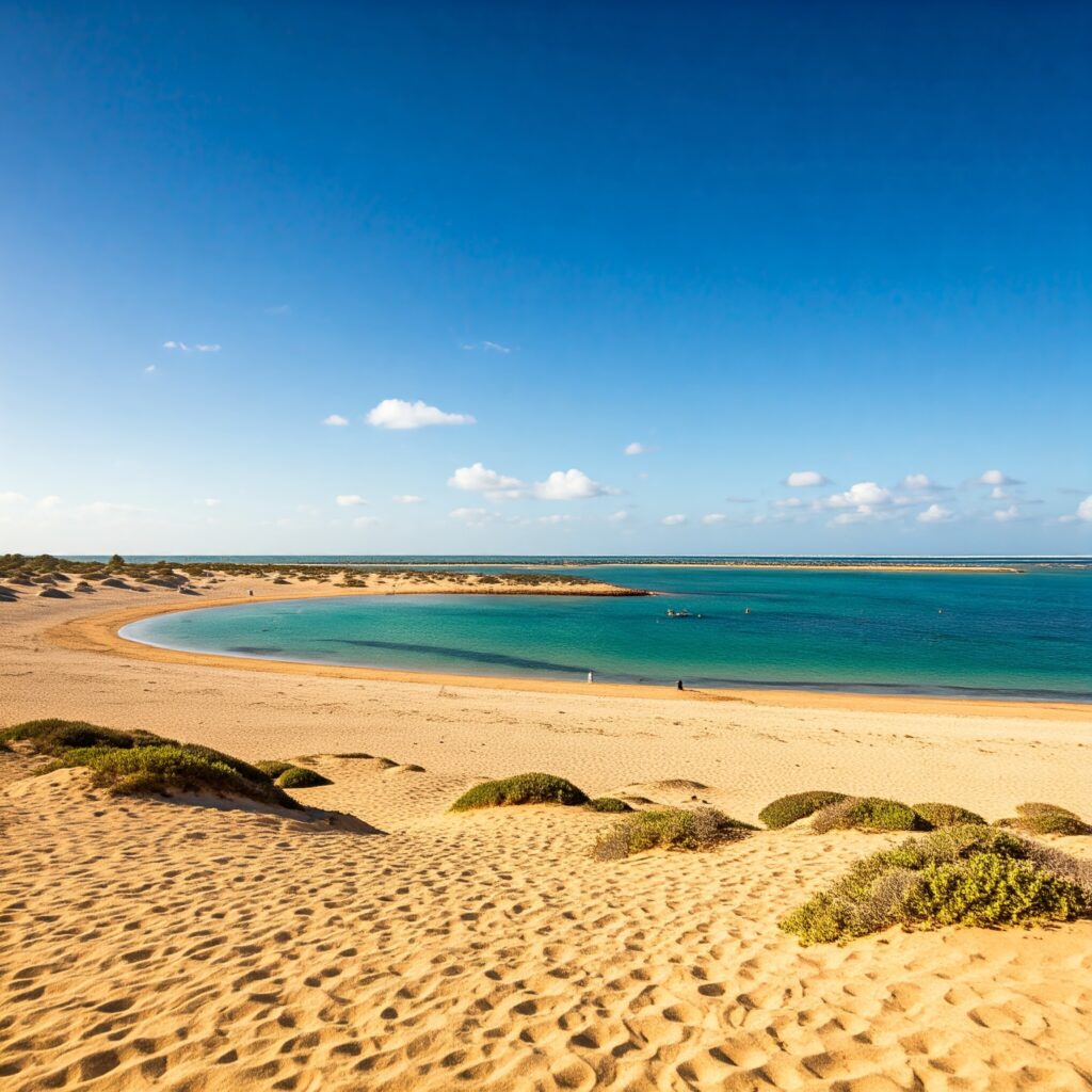 plages et des lagunes de l'île de Djerba