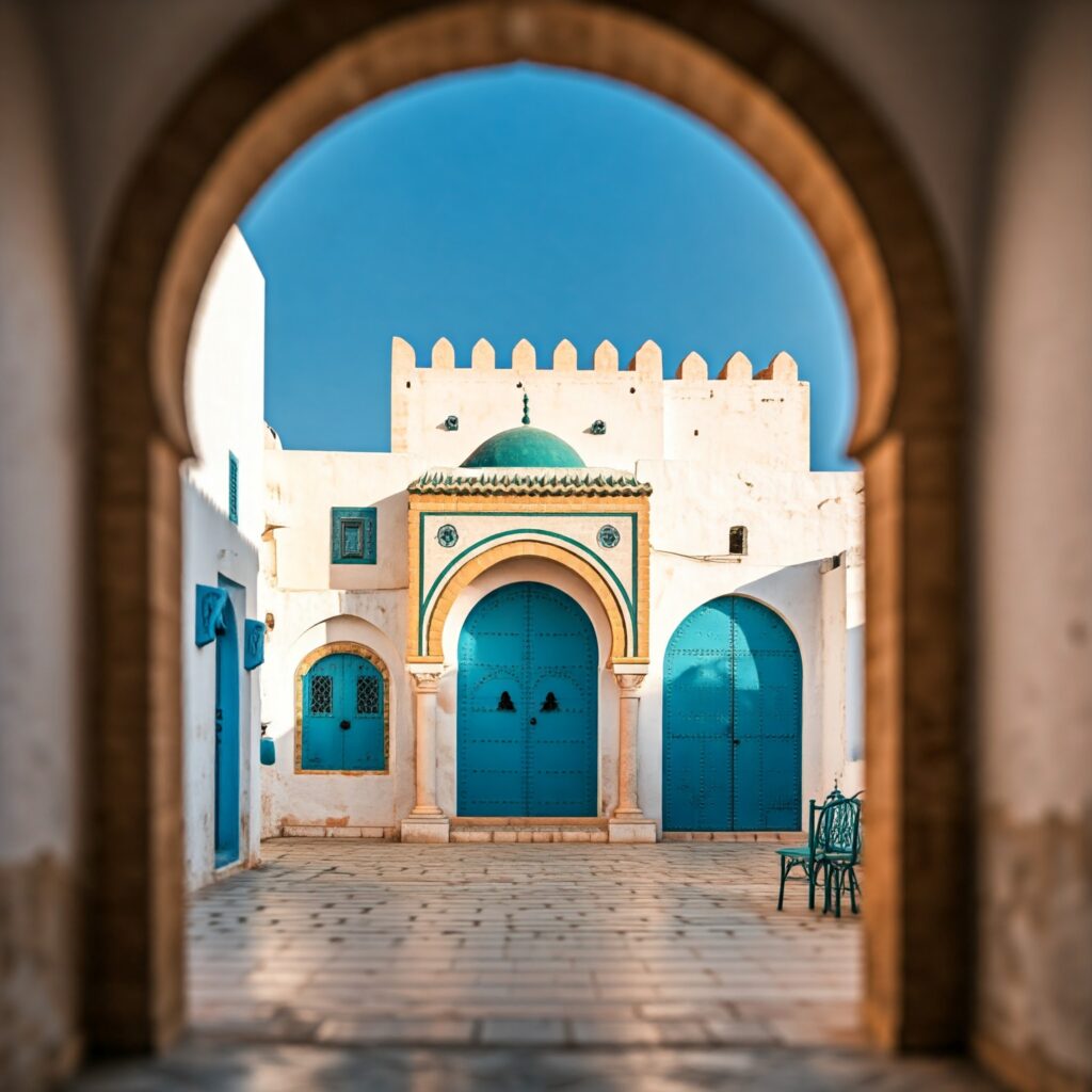 Departing from Hammamet: excursion to Sidi Bou Said and Tunis