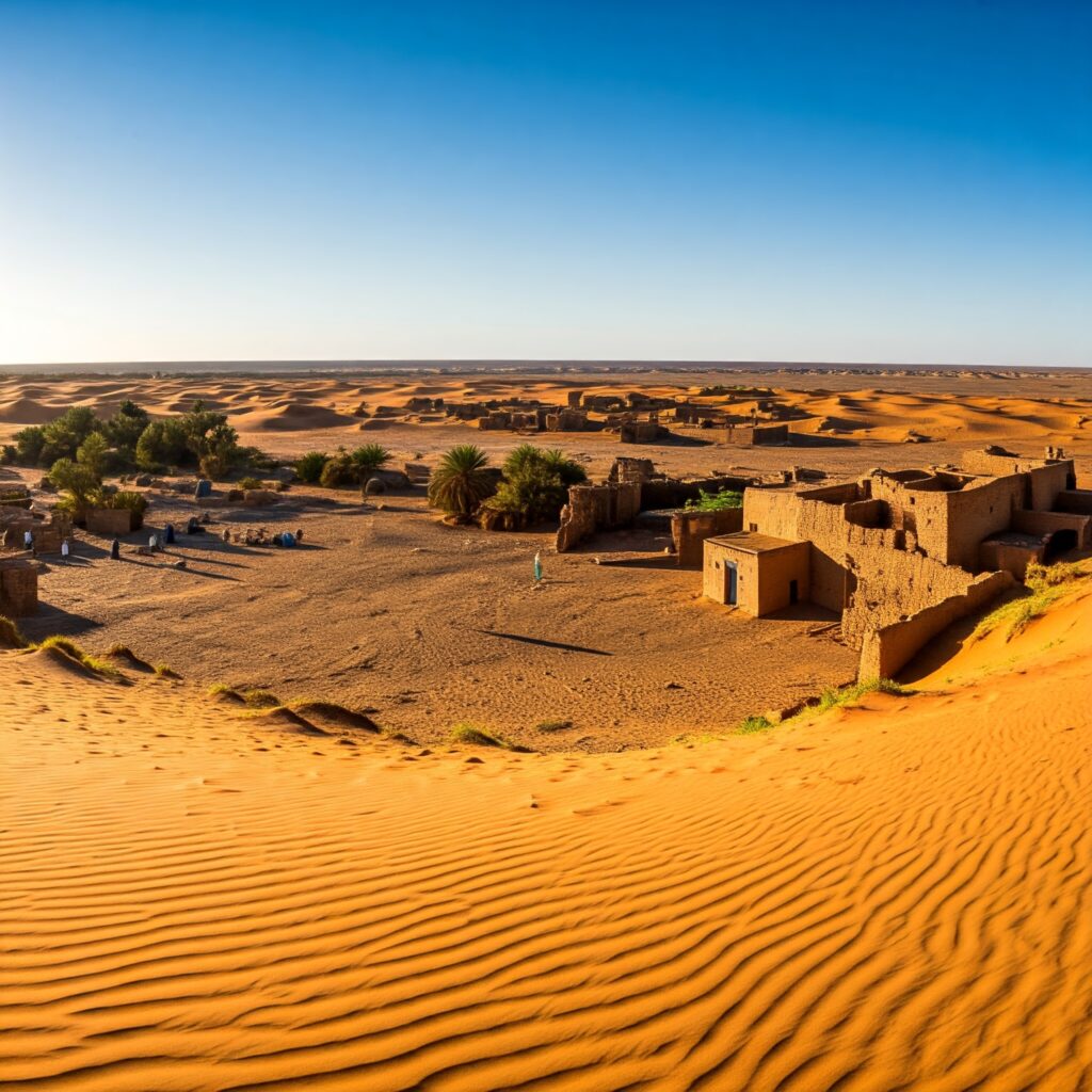 Douz et Matmata, mettant en valeur les paysages et la culture berbère